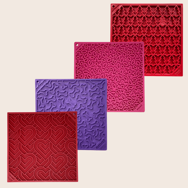 Brinquedos e Enriquecimento — lick mat e puzzle para pets