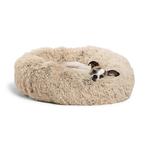 Cama donut self-warming para cães e gatos